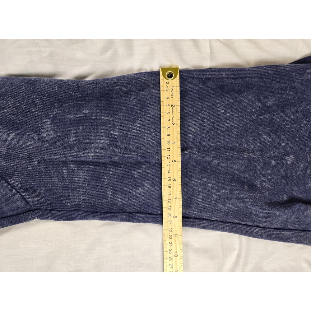 Earthbound Pants Womens XXL Blue Flare Sweatpants Bell Bottom Knit Lounge Casual - Picture 5 of 9